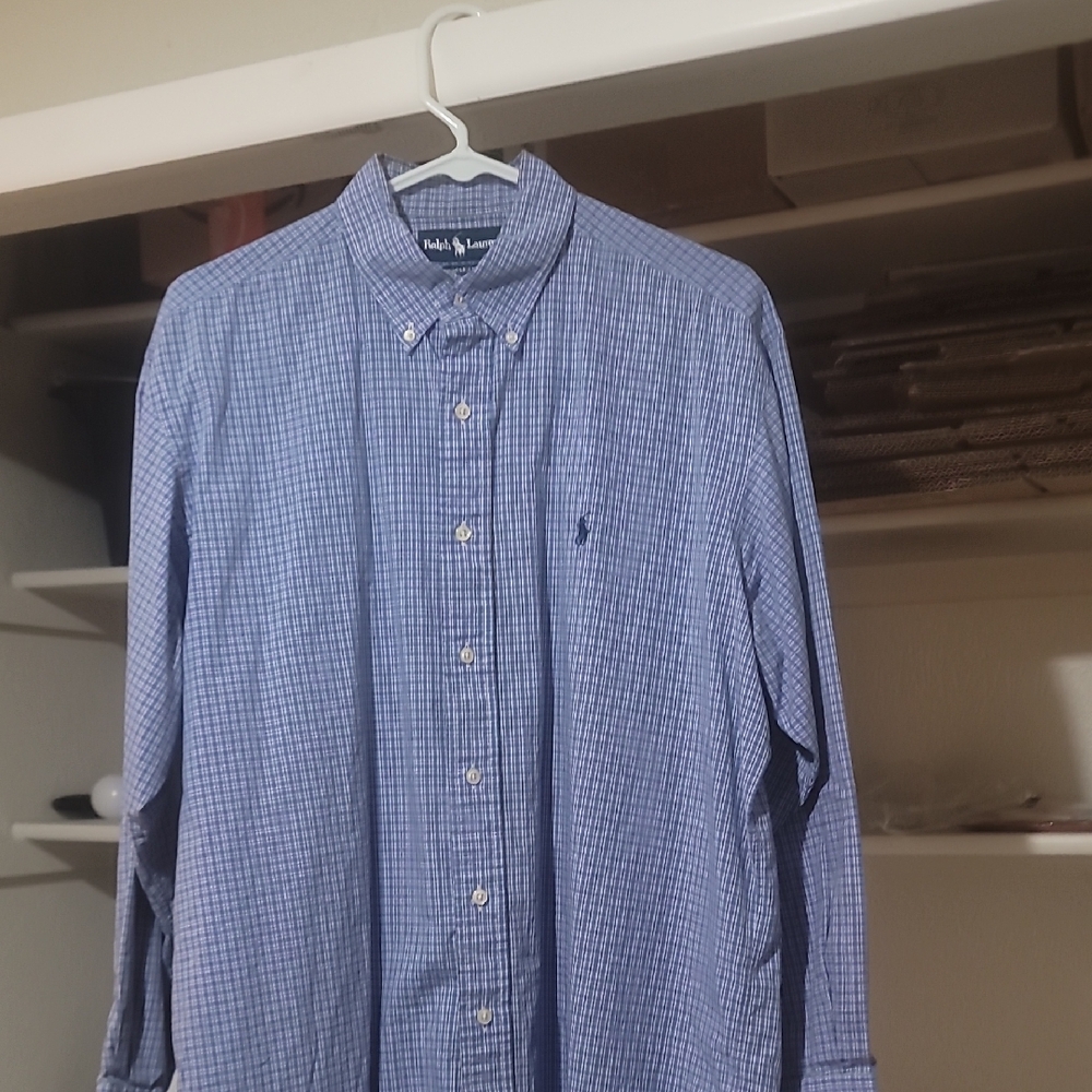 Polo by Ralph Lauren Blue Men's Shirt